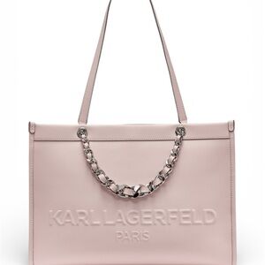 Karl Lagerfeld Tote Luxury Bag Color Lotus M